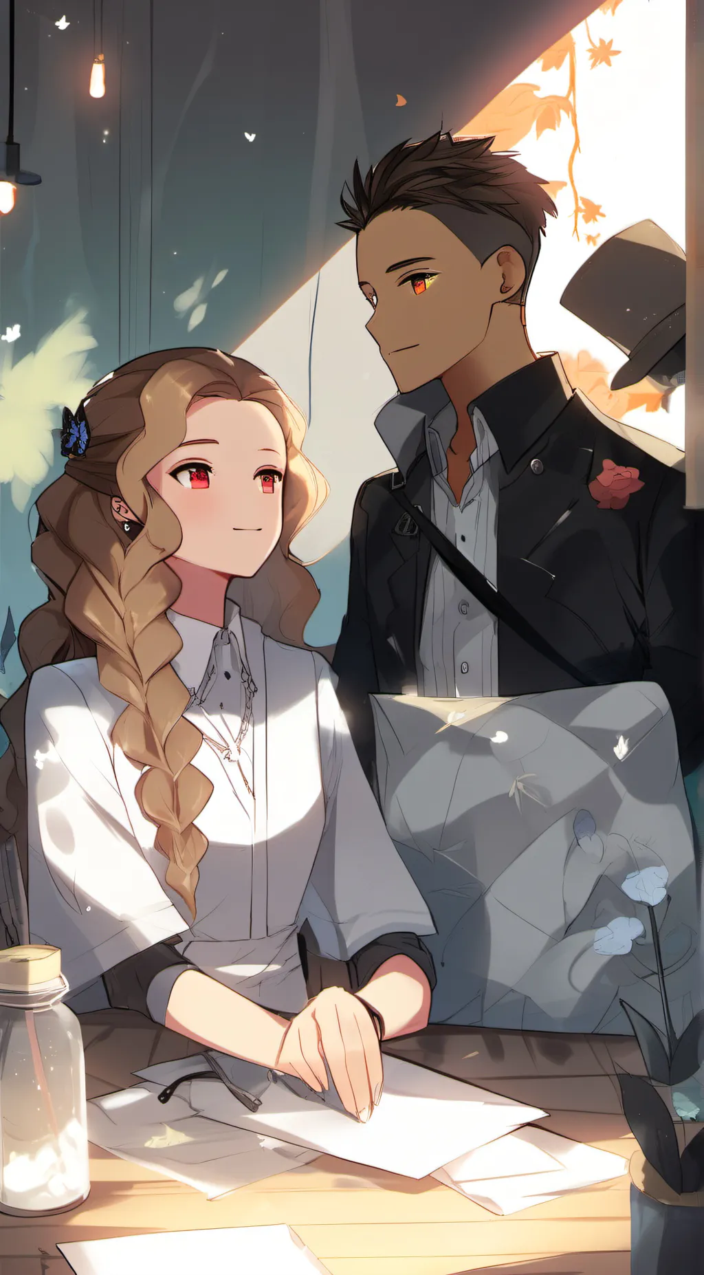 ai character: leo background