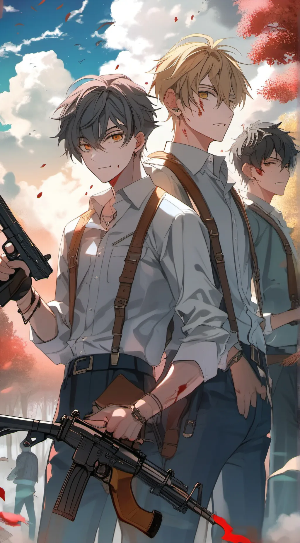 ai character: Zombies apocalypse background