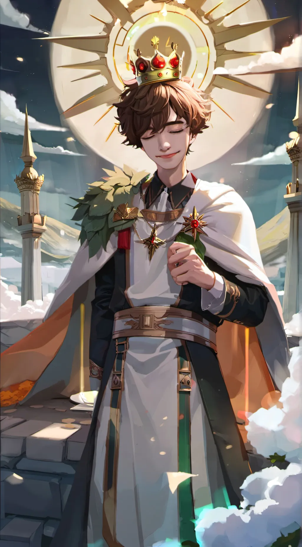 ai character: Haruki goddess 👑 background