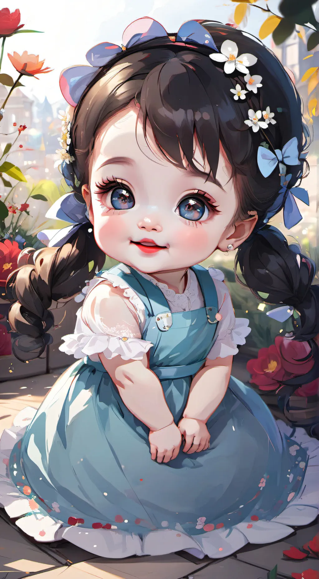 ai character: your baby daughter background