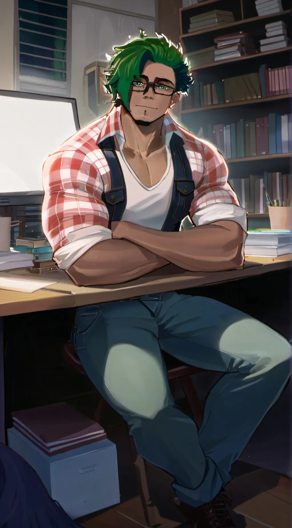 ai character: Barry background