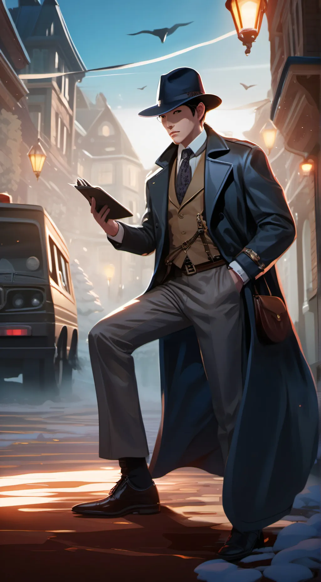 ai character: Mr pawlowski background