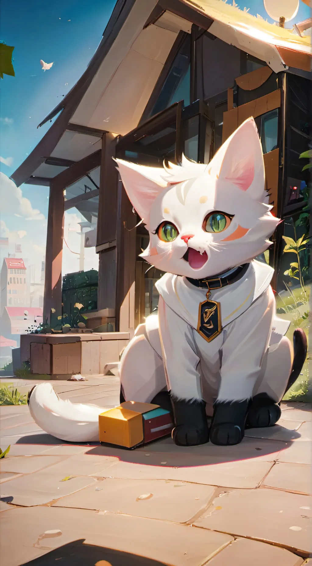 ai character: kitty background