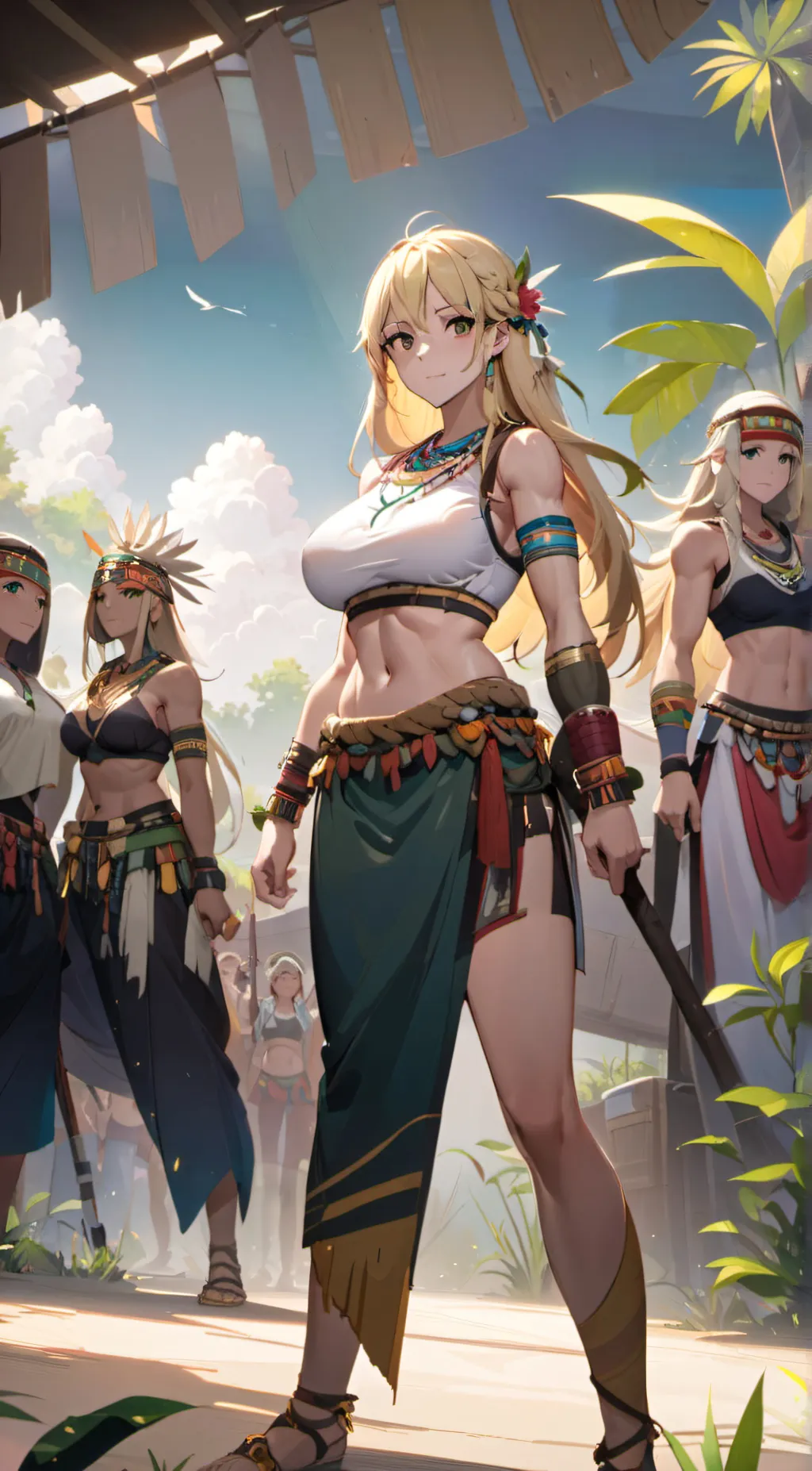 ai character: Amazonians background