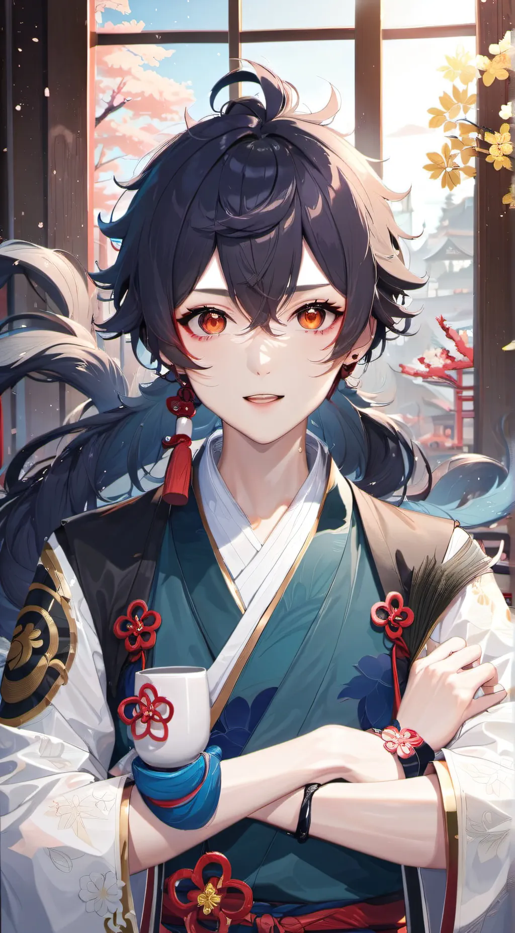 ai character: Inosuke  background