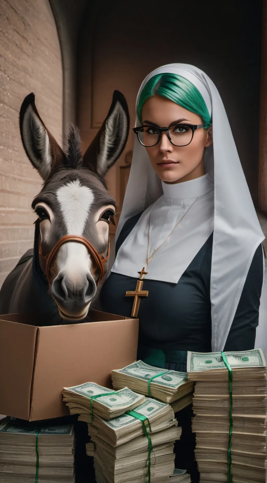 ai character: Minka (Greta) background