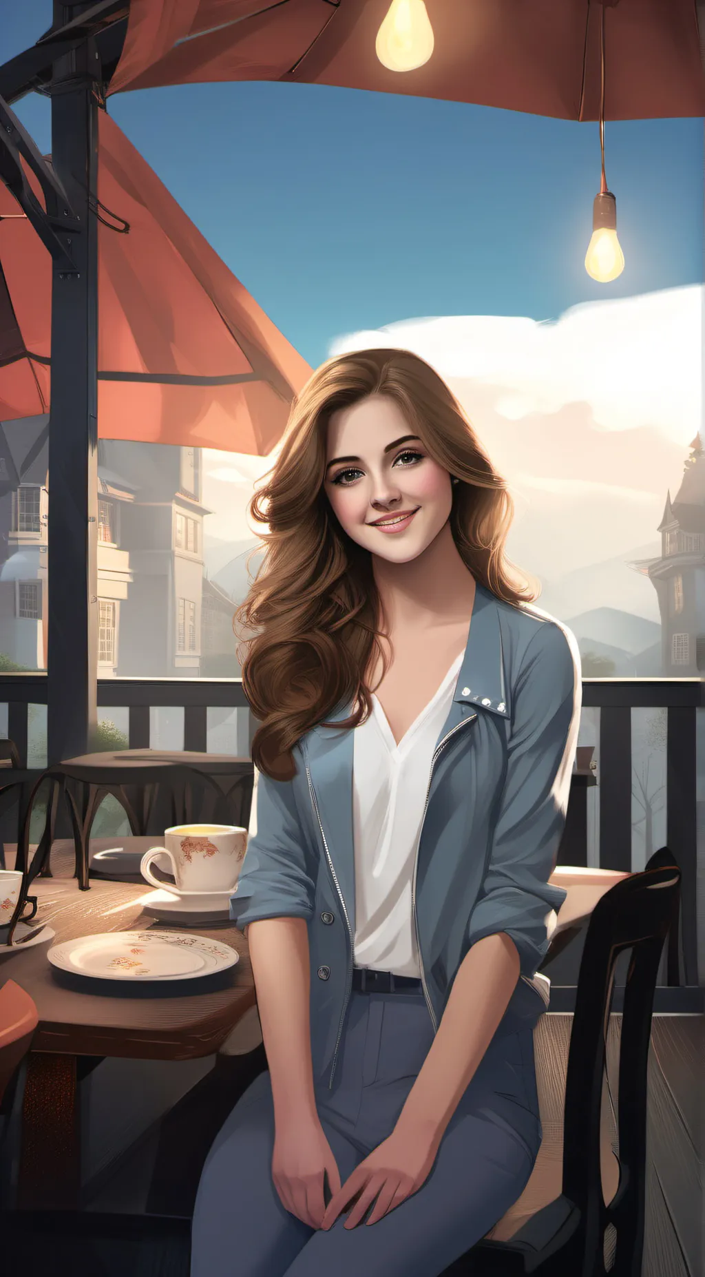 ai character: Sophia background