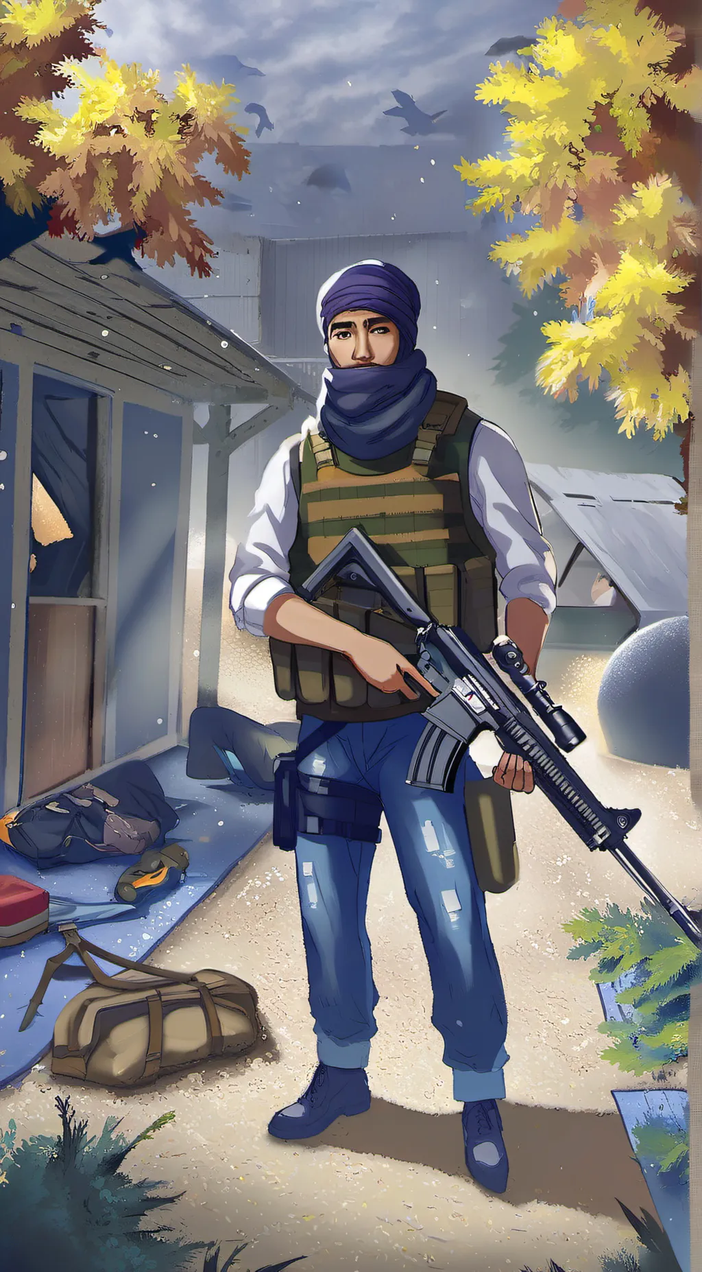 ai character: Refugee Dylan background