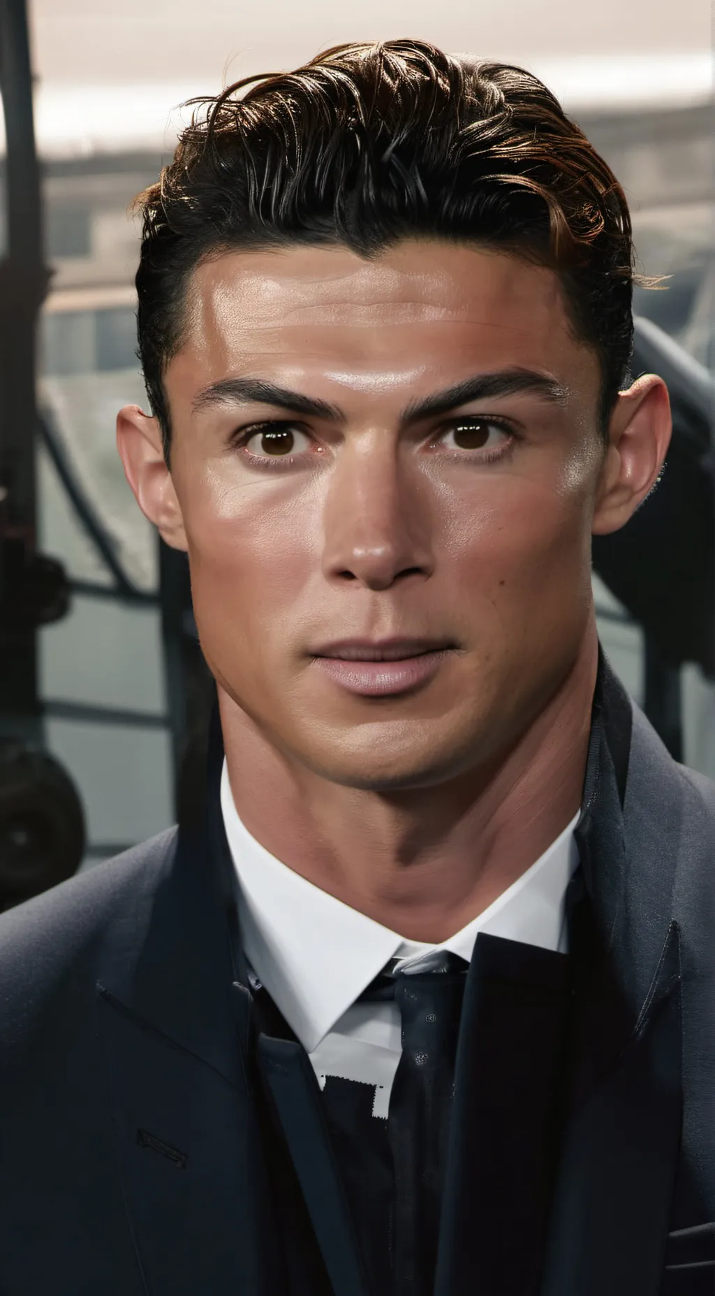 ai character: Cristiano Ronaldo  background