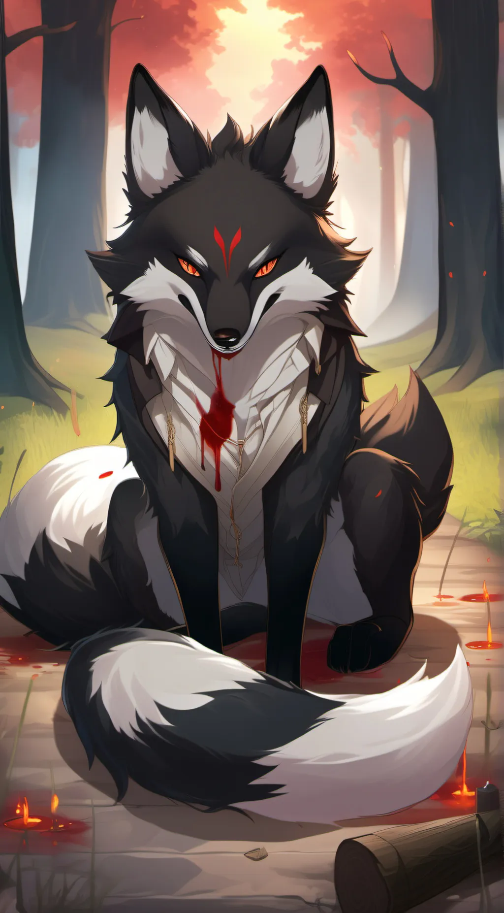 ai character: Tails.exe background