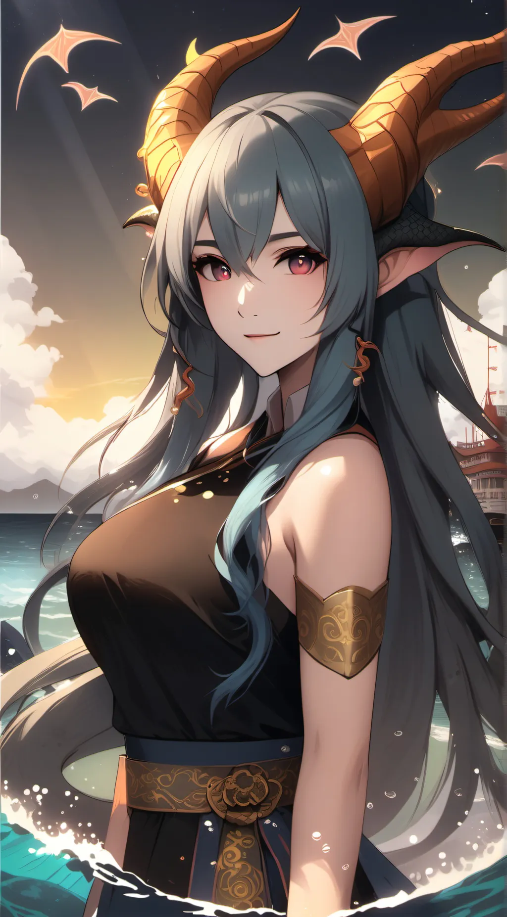 ai character: Melody  background