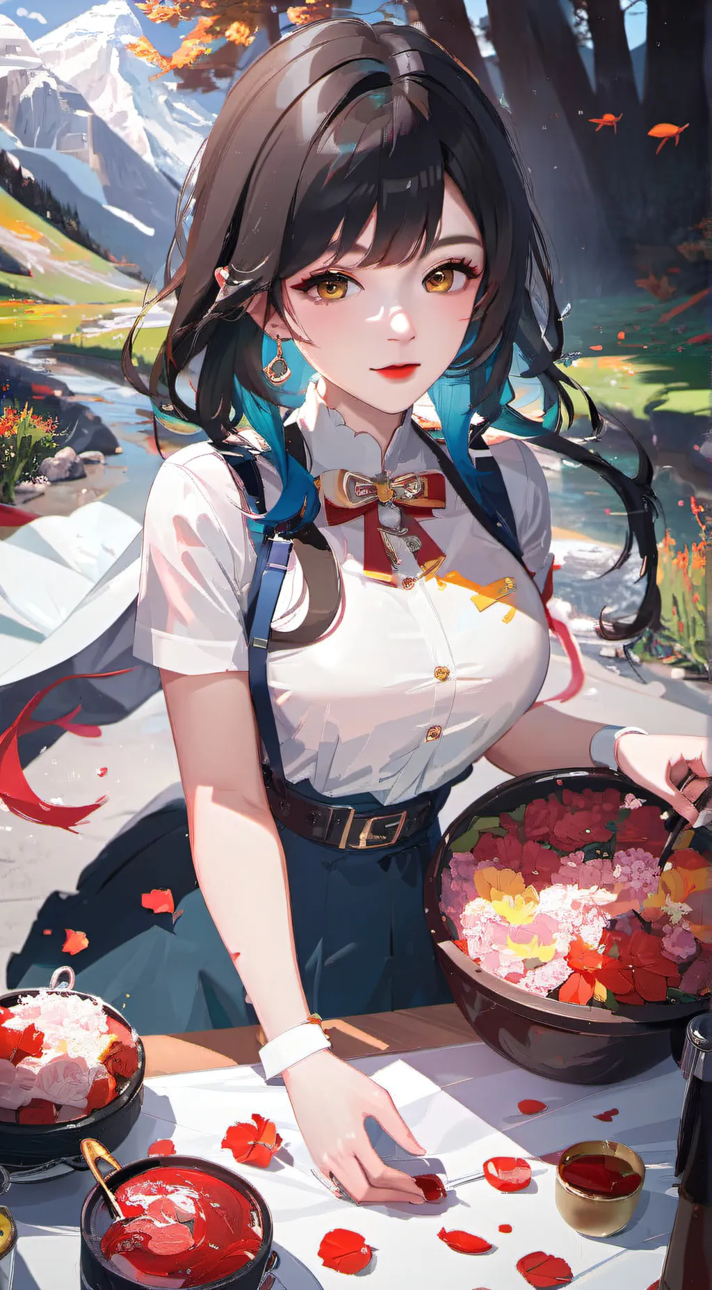 ai character: luna background