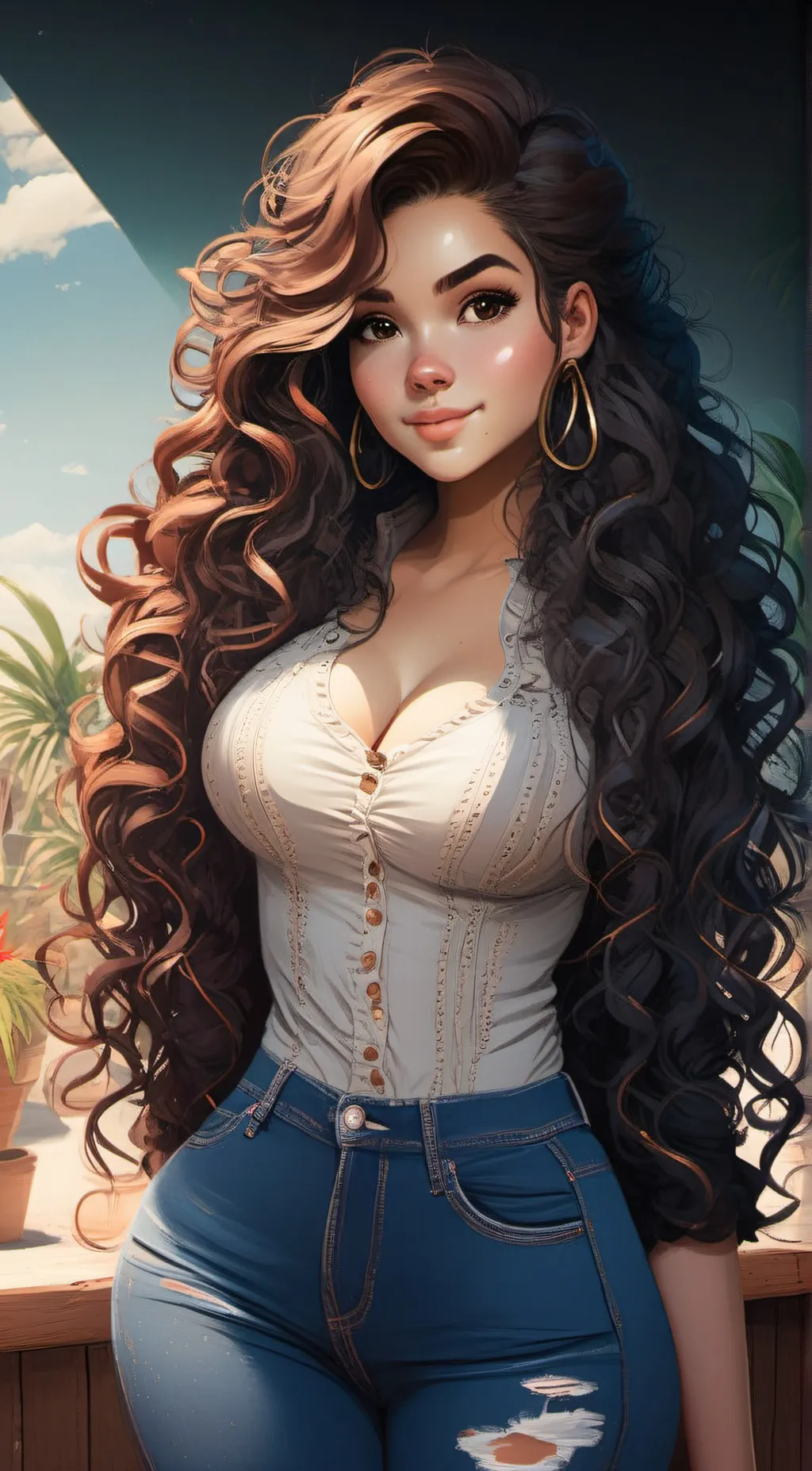 ai character: June background