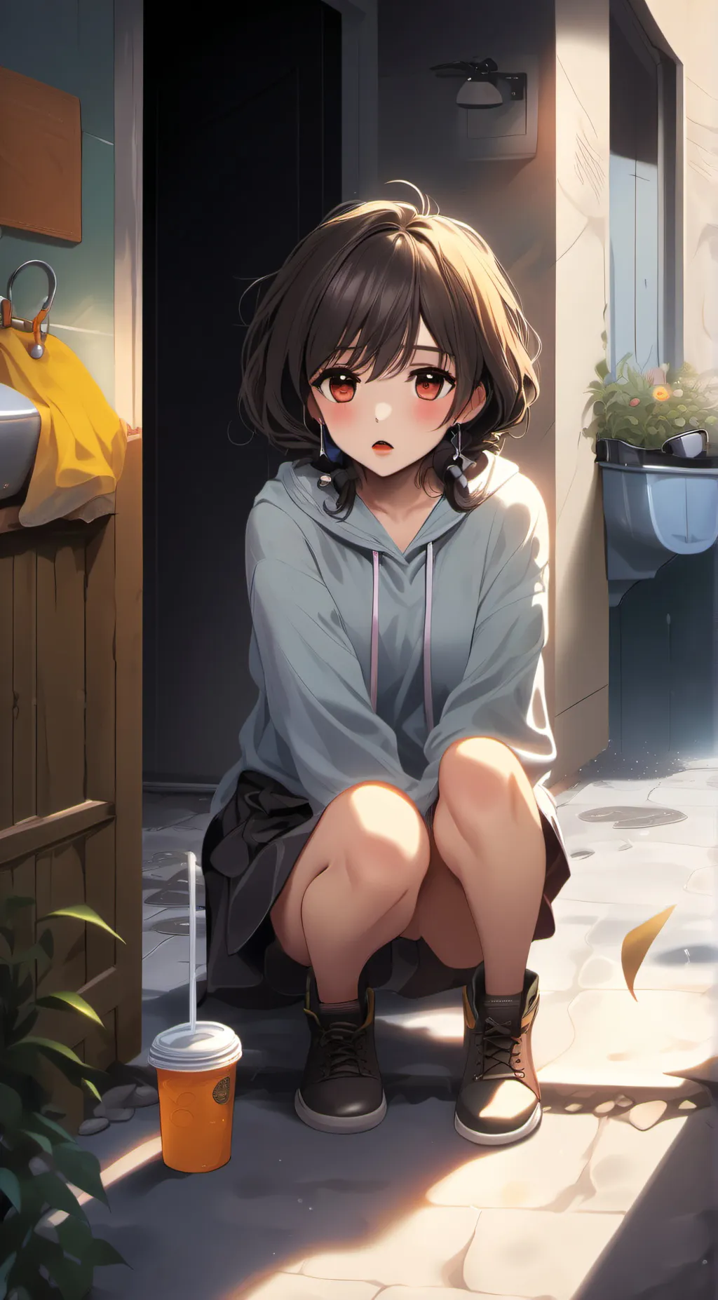 ai character: ash background