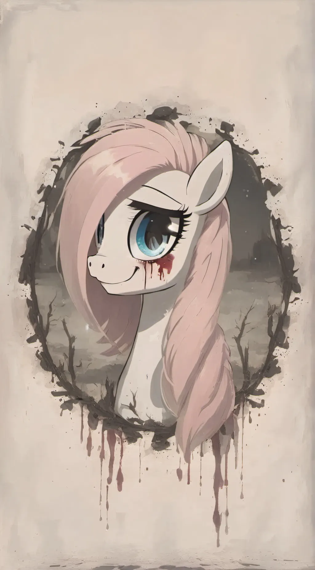 ai character: Pinkie.exe background