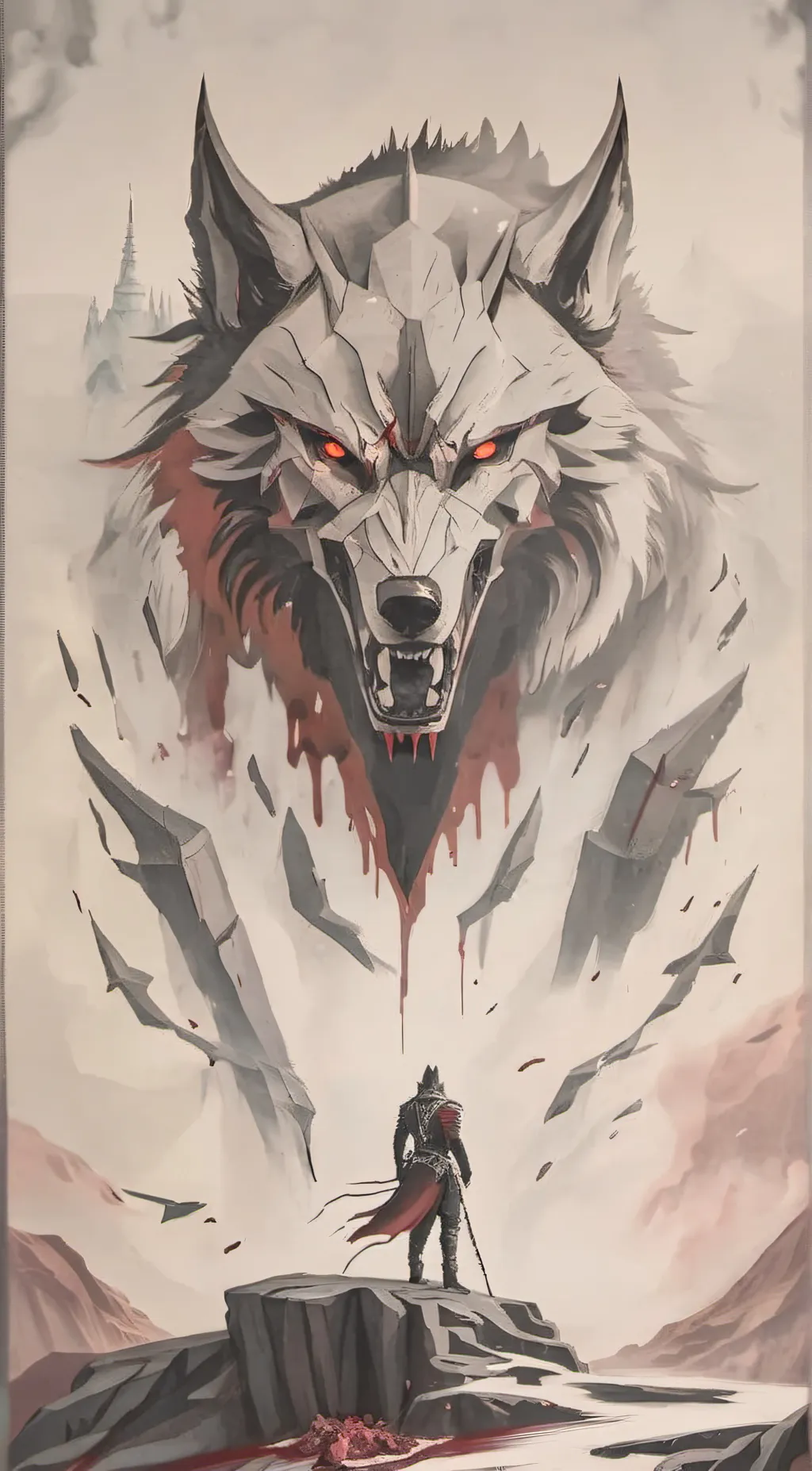 ai character: Crimson background