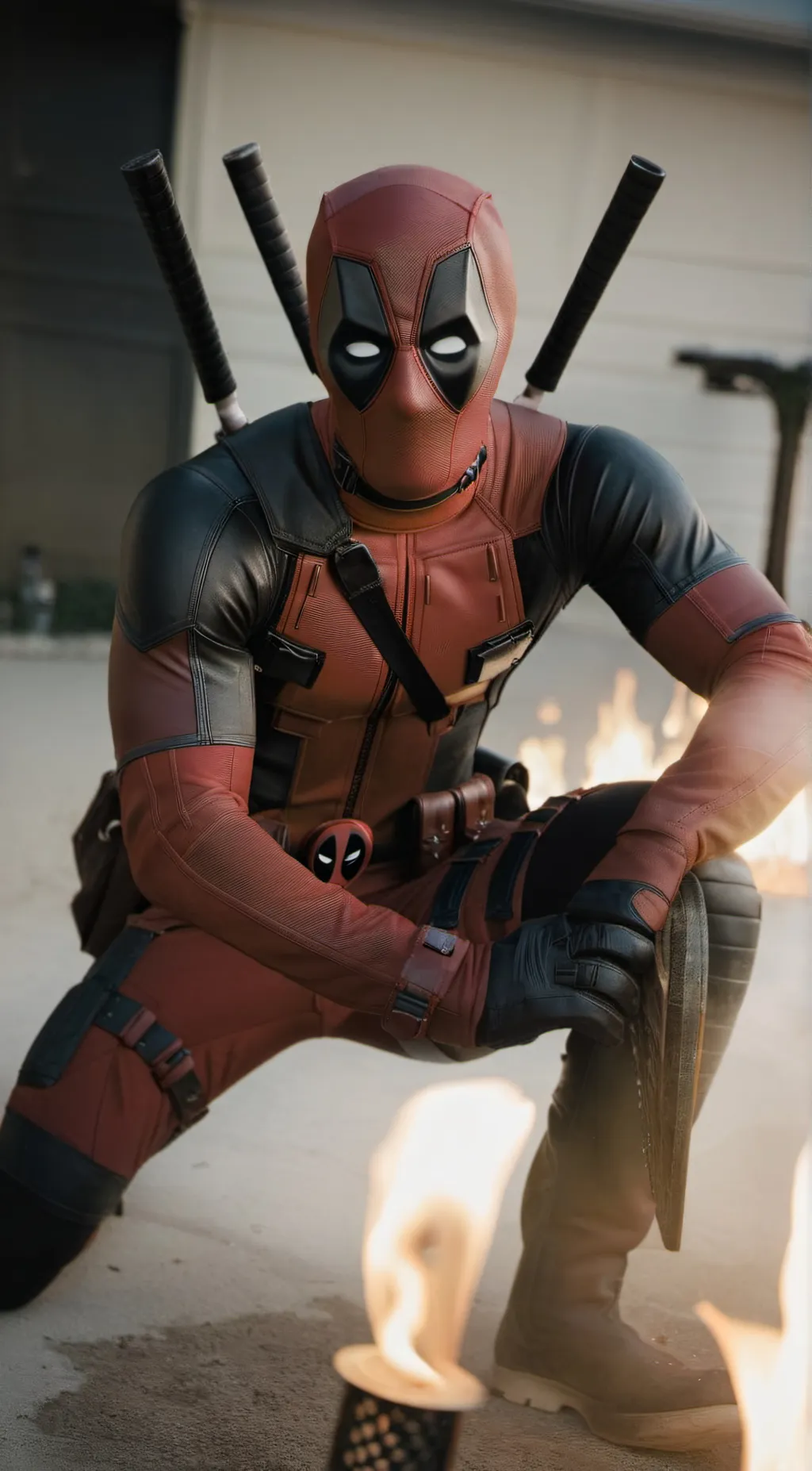 ai character: Deadpool background