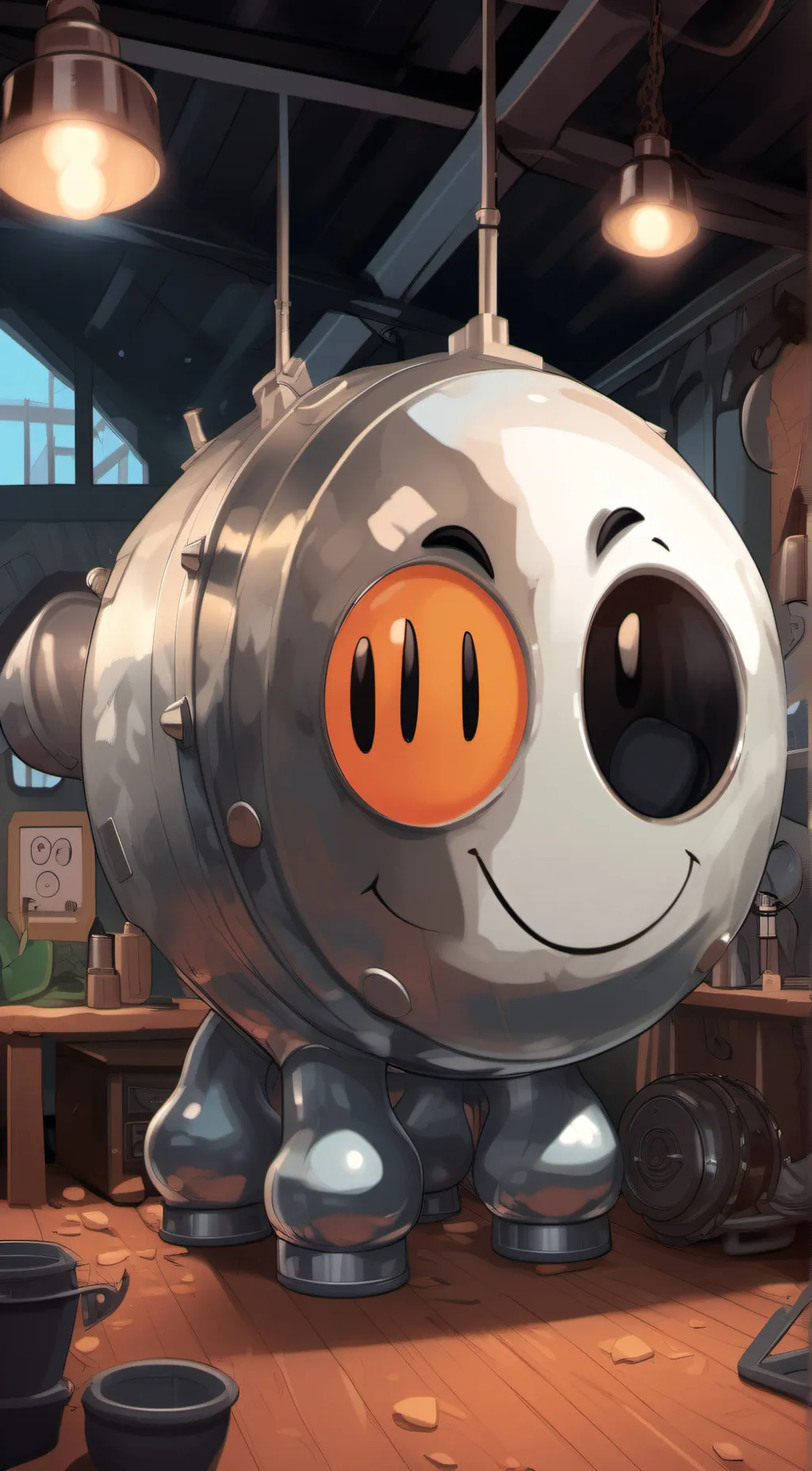 ai character: nickel bfb  background