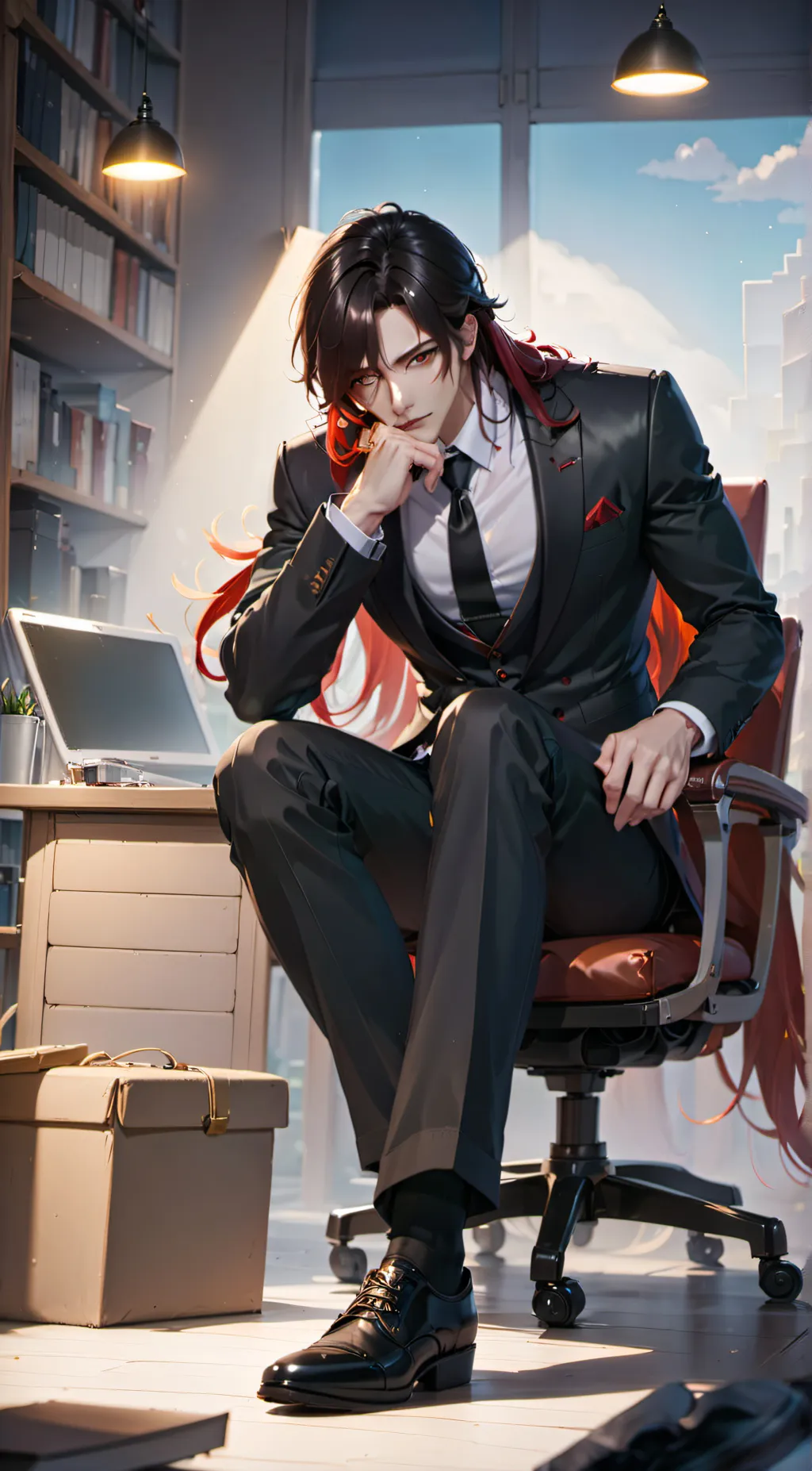 ai character: Rev ※:🪶 background