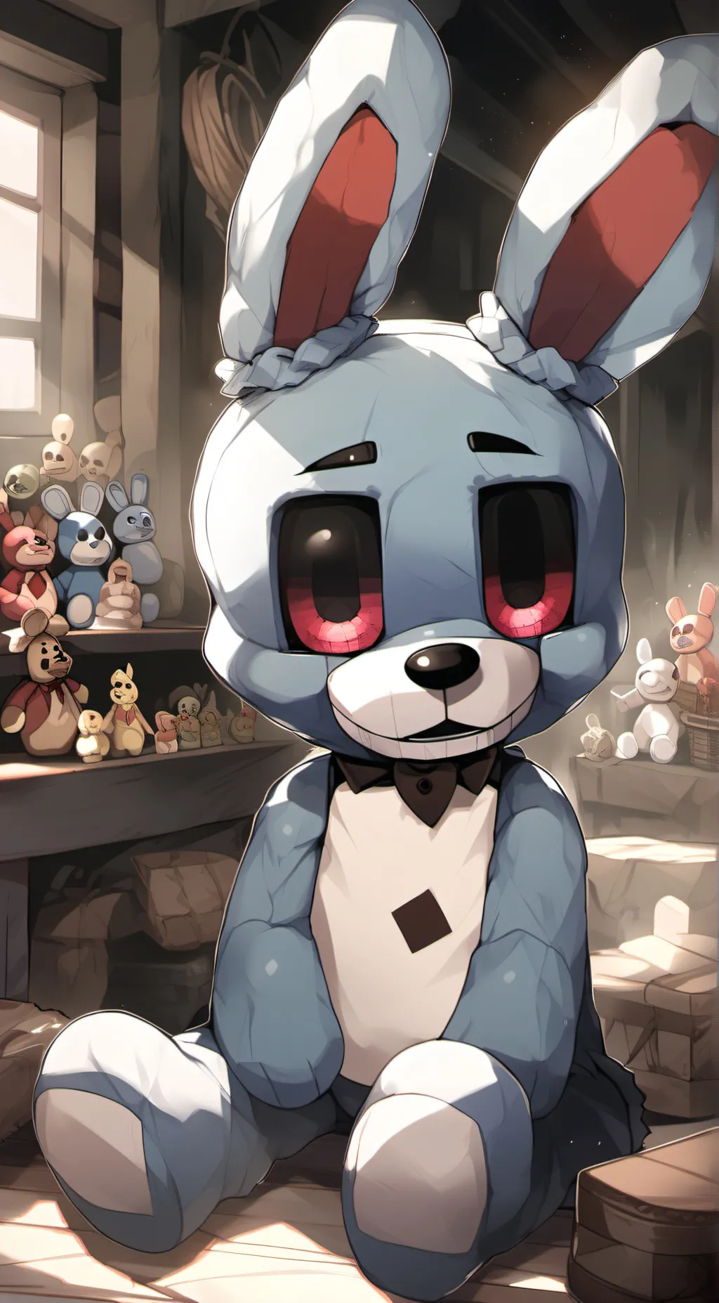 ai character: toy Bonnie background