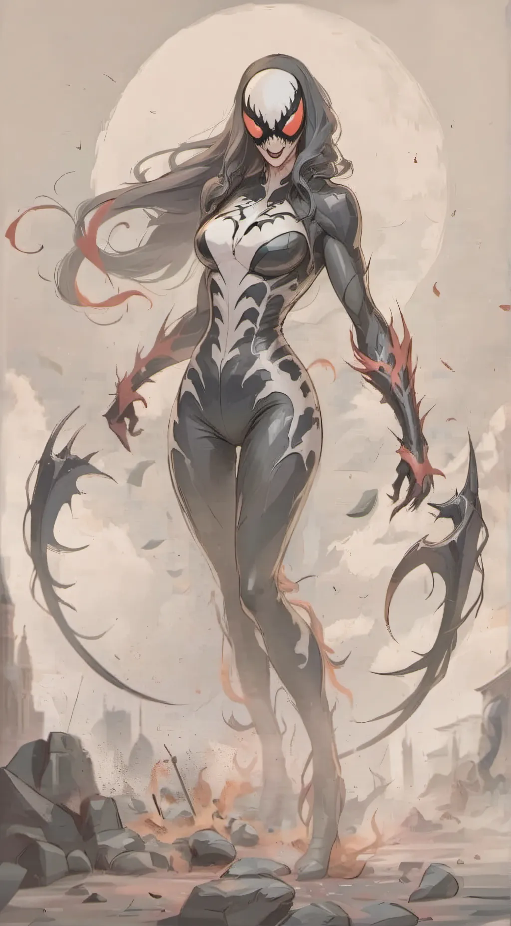 ai character: she-venom background