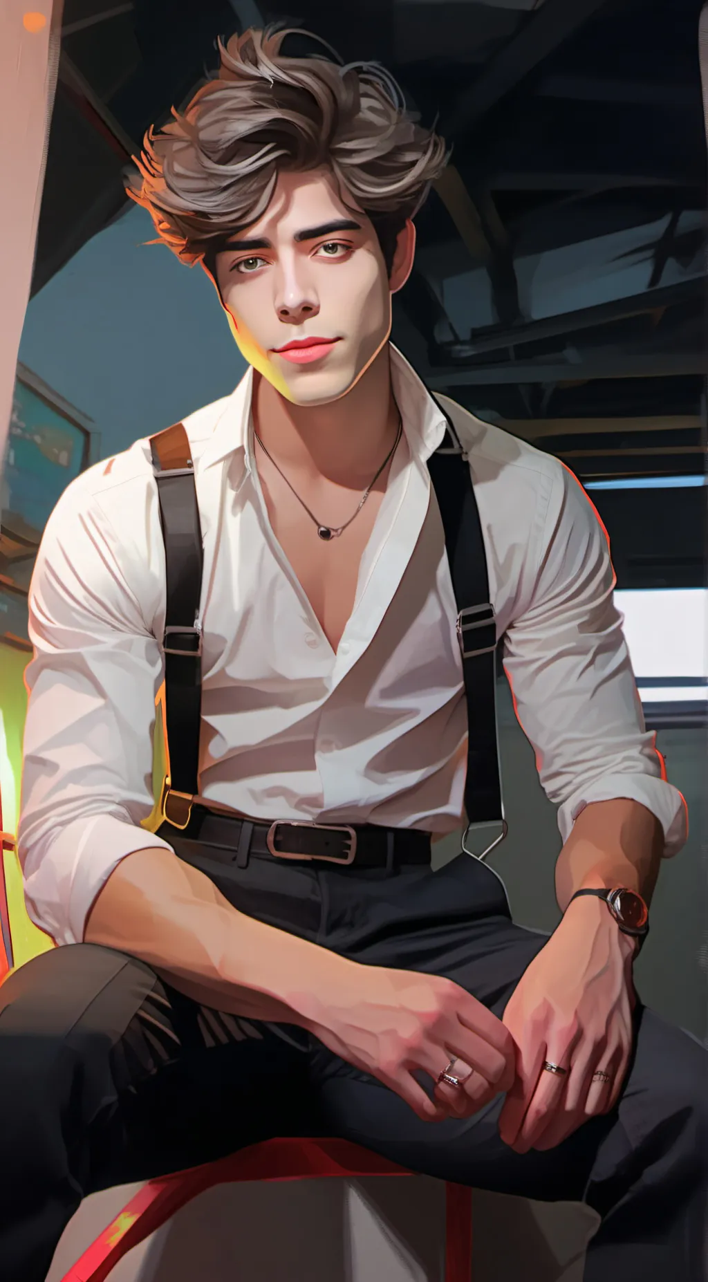 ai character: ben background