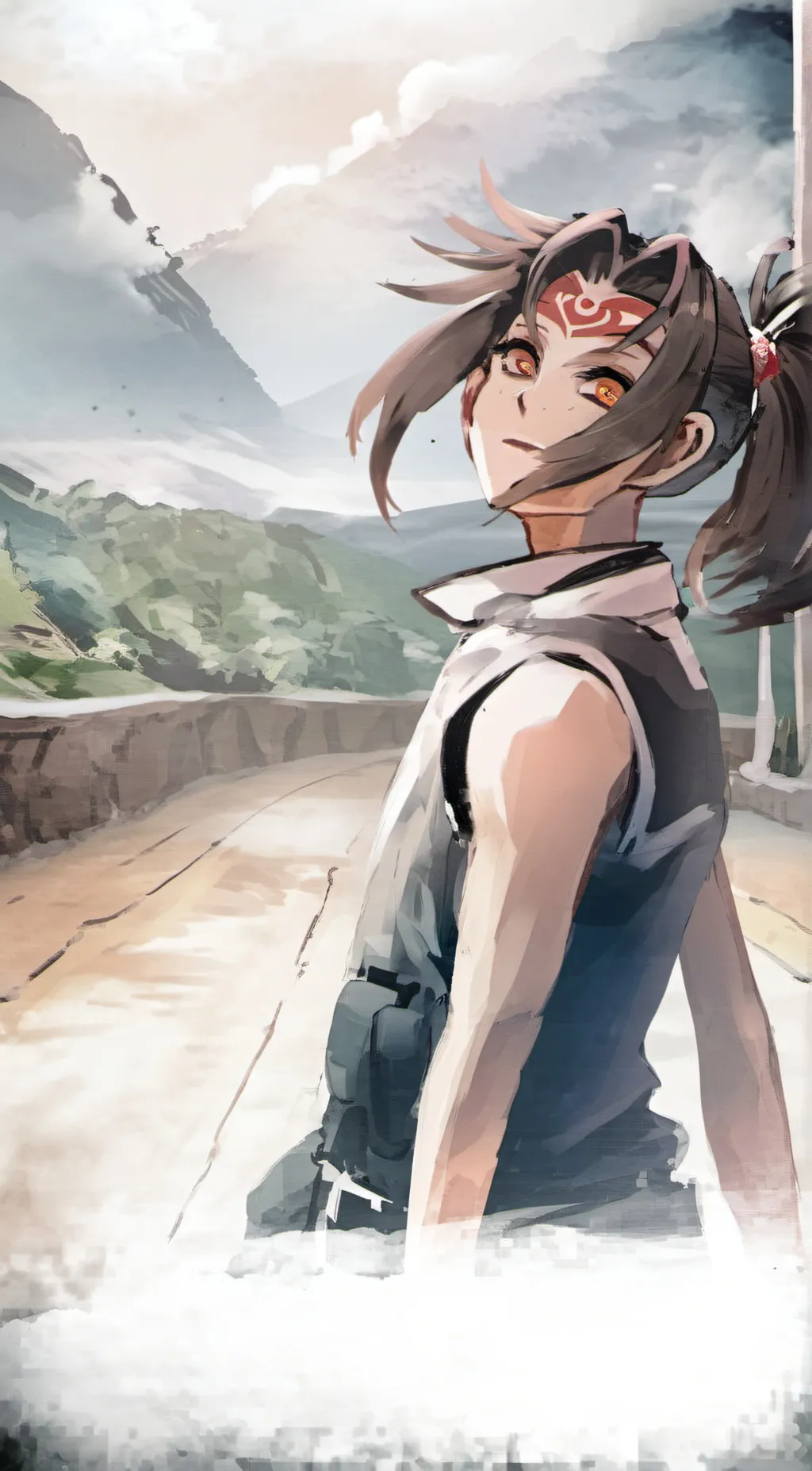 ai character: Kokushibo  background