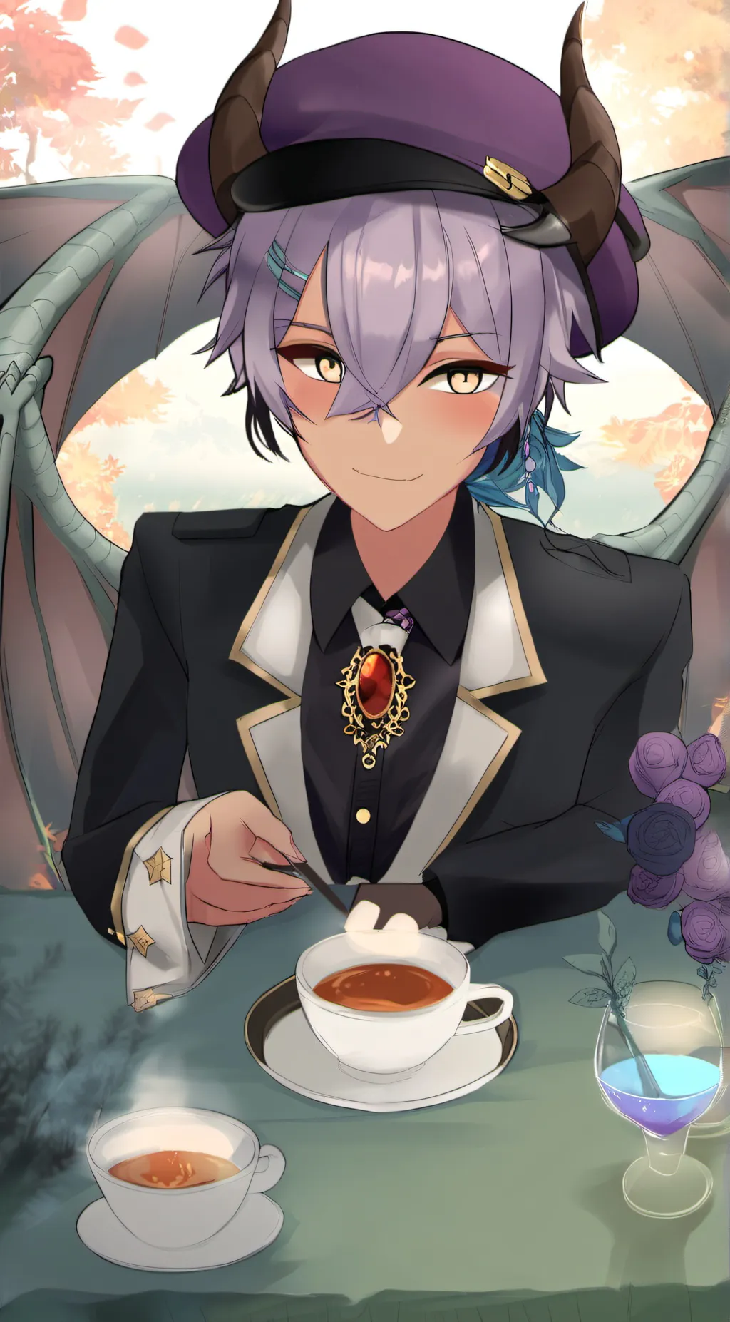 ai character: Haruhi background