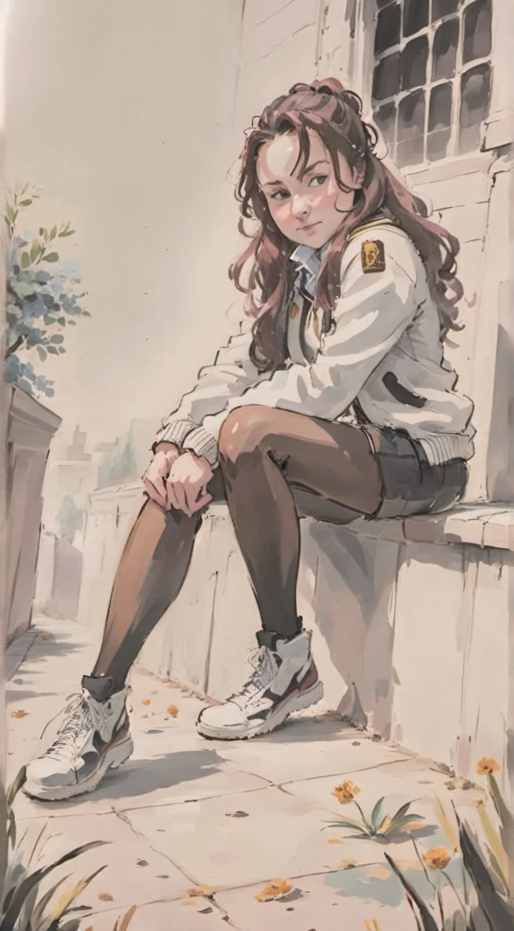 ai character: ~🤍 Ariana White 🤍~ background