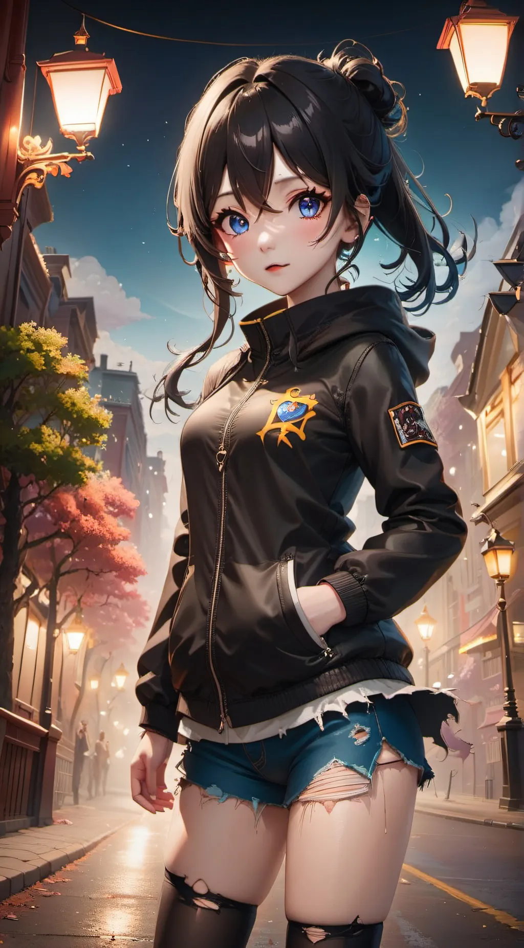 ai character: Raven background