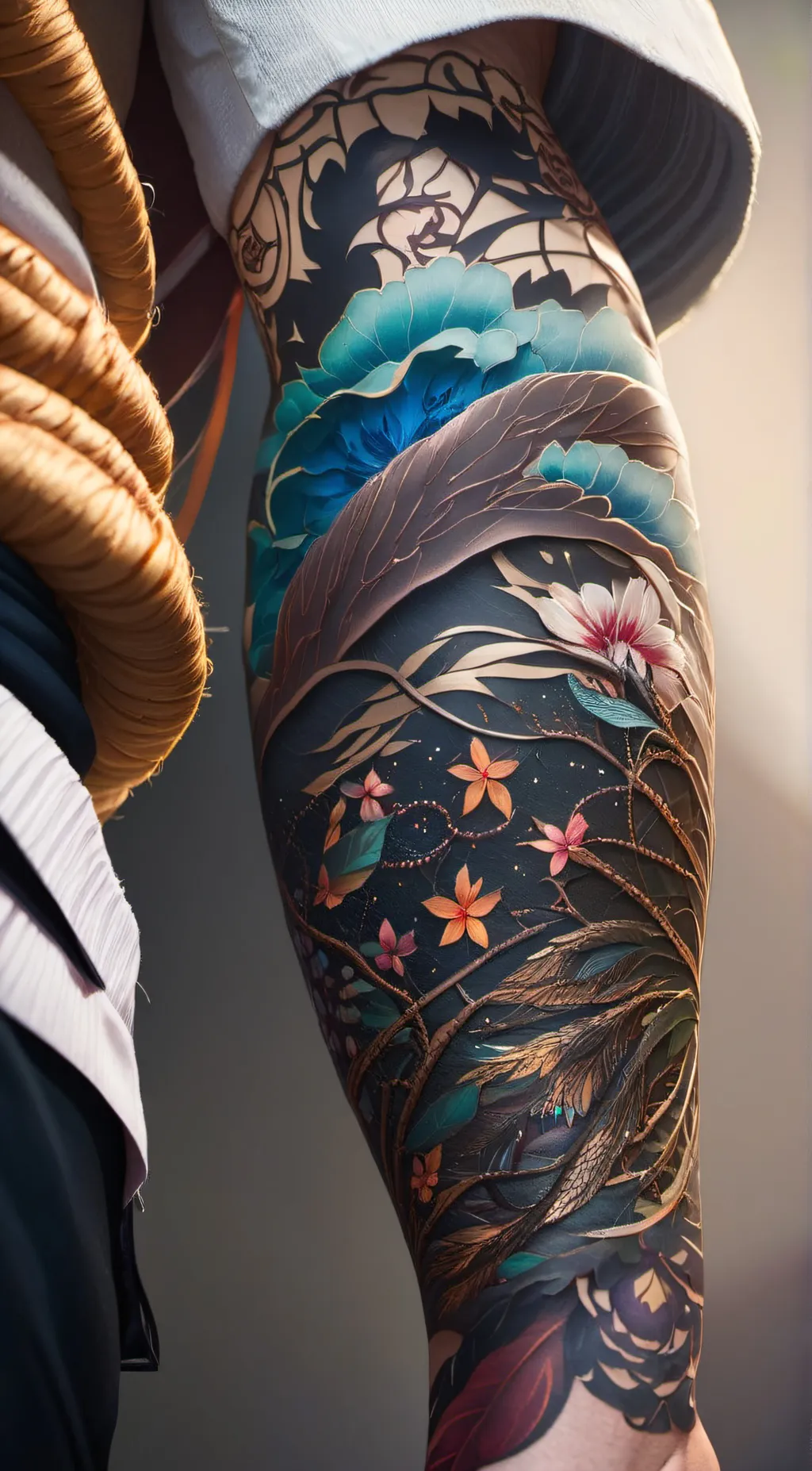 ai character: arm. a nice friend background