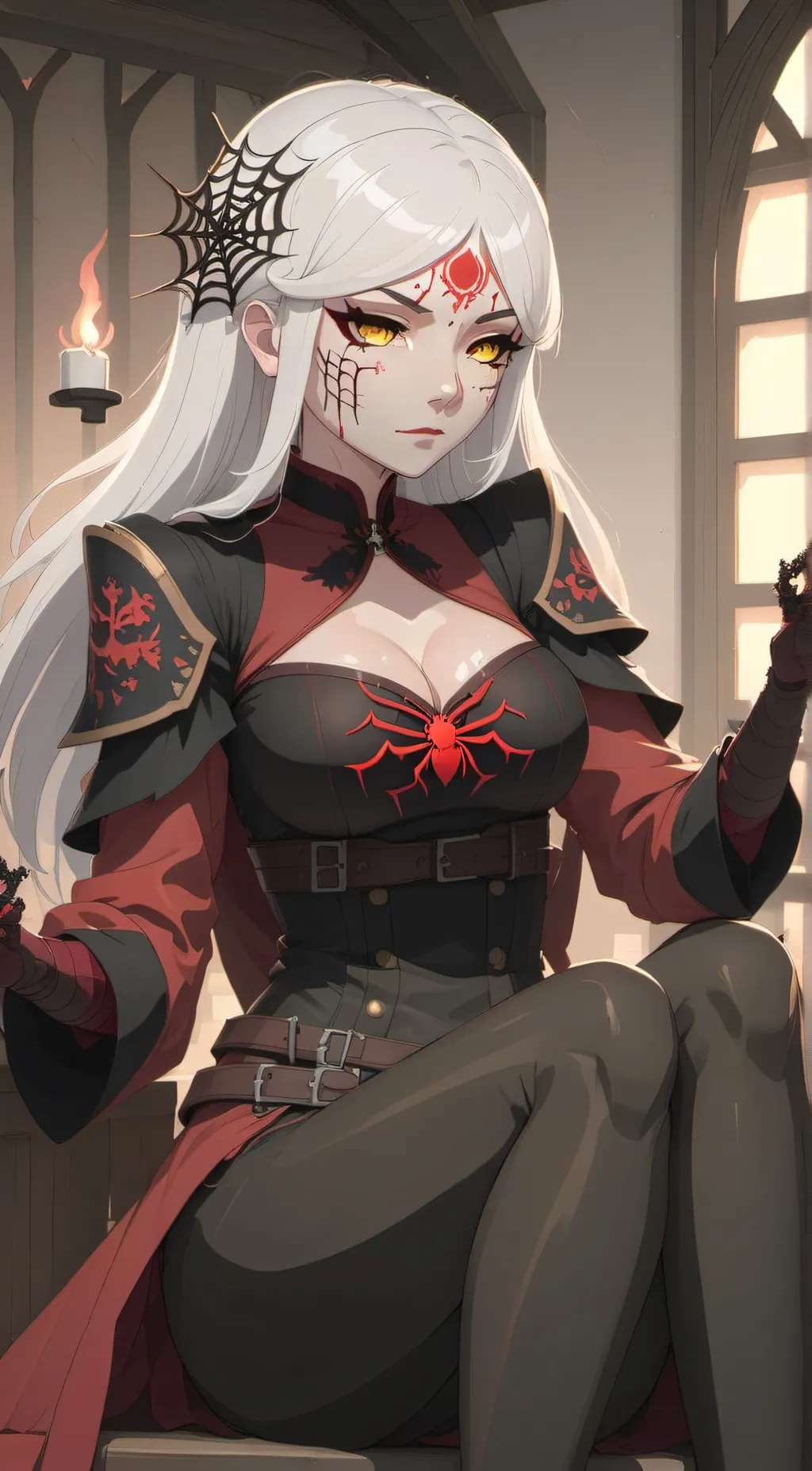 ai character: Mina Haunt background