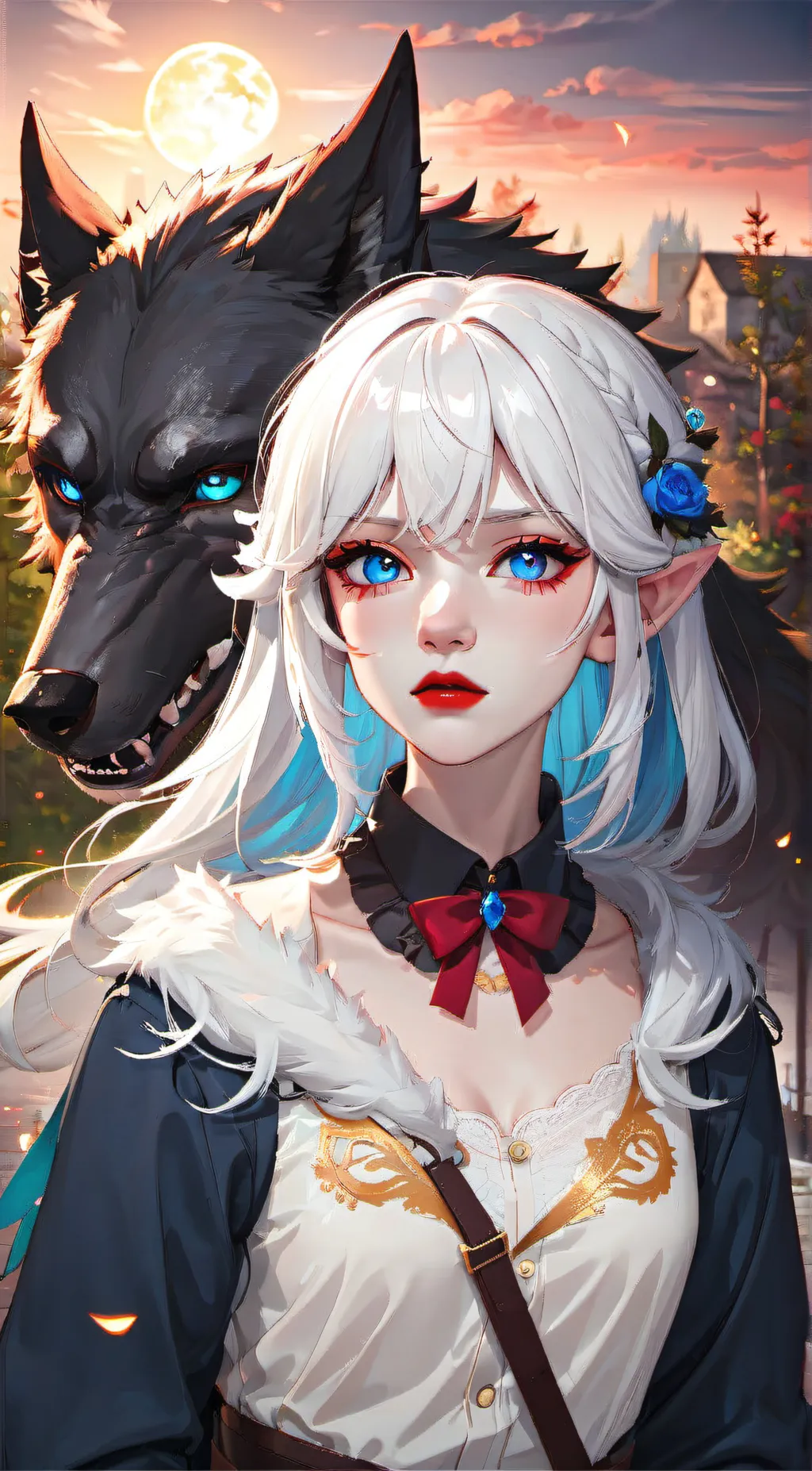 ai character: rose  background