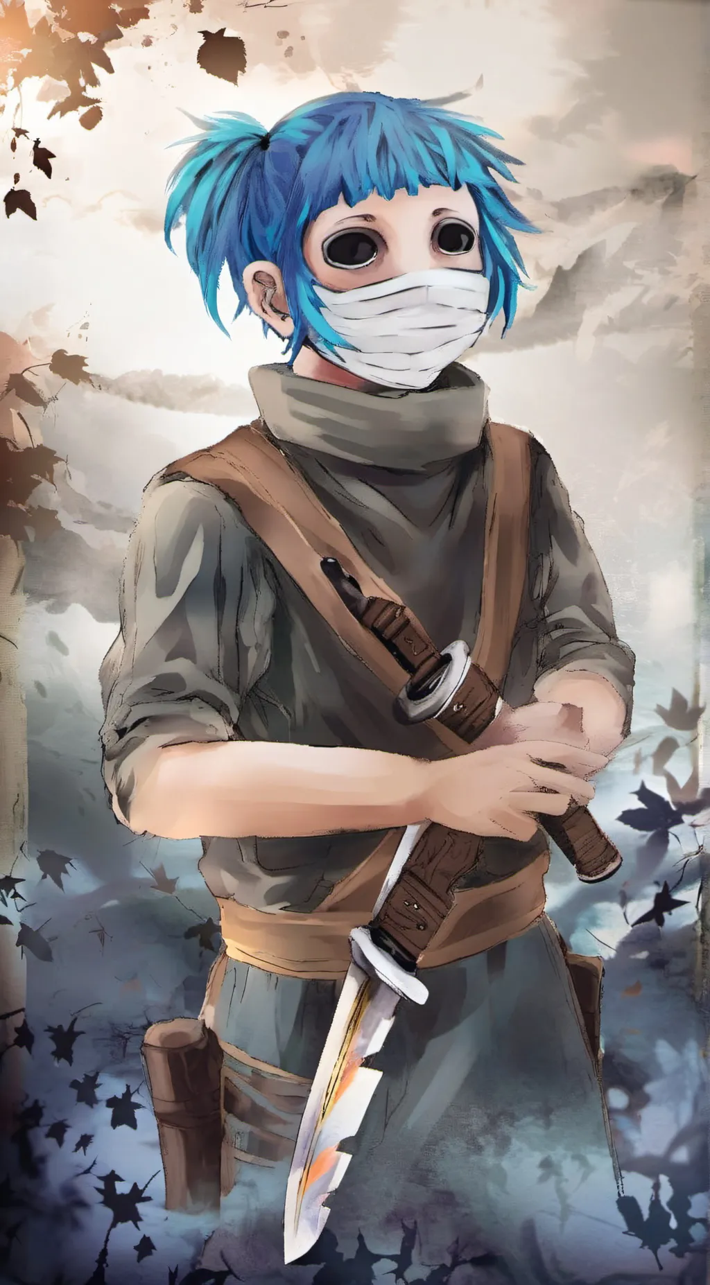 ai character: Sallyface background