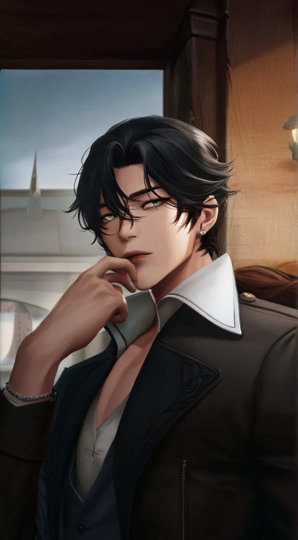 ai character: Lond Cross  background