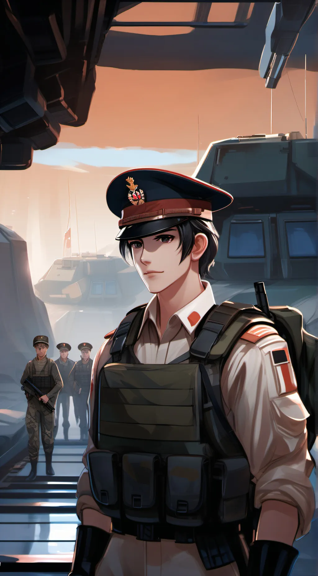 ai character: Pepto bismo background