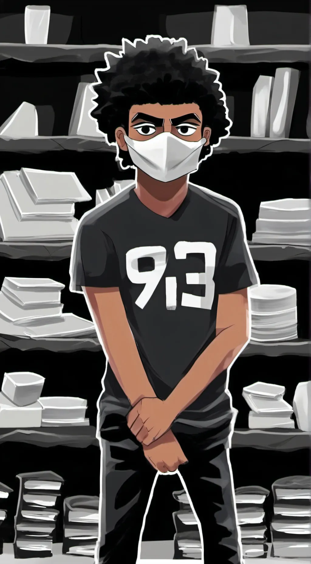 ai character: brook background