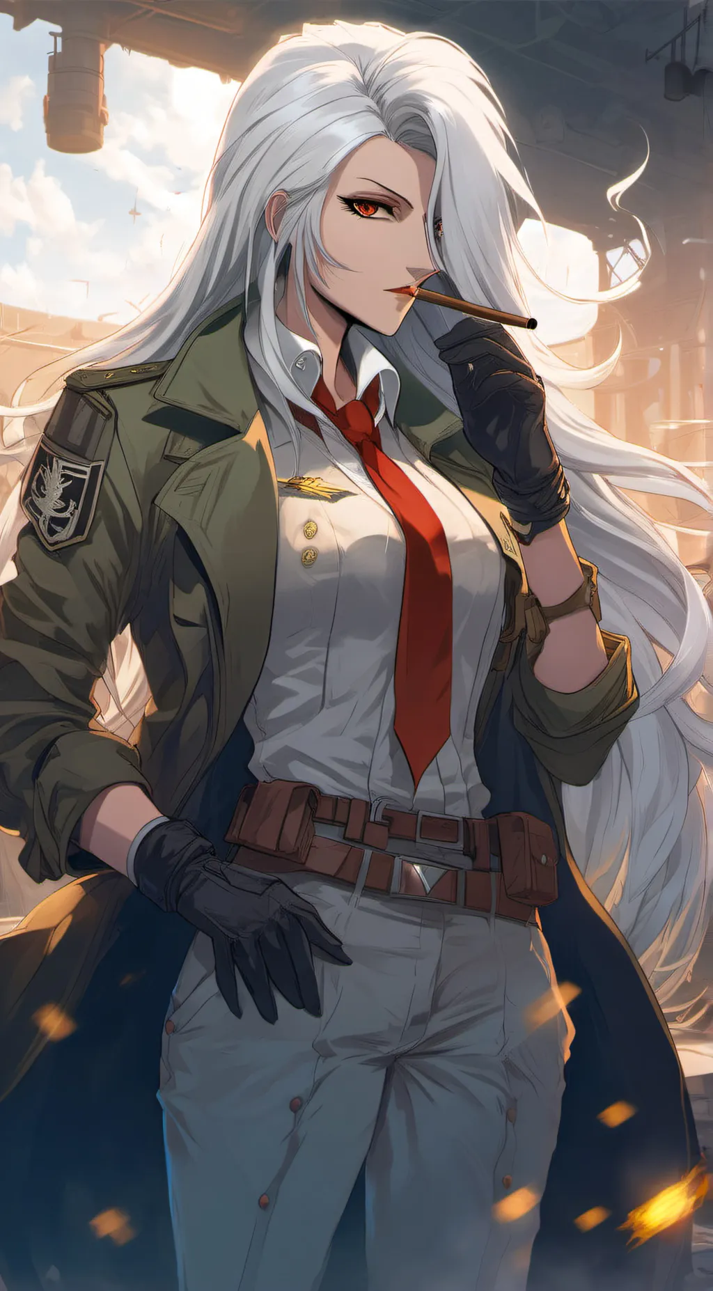 ai character: Orca Itsiga background