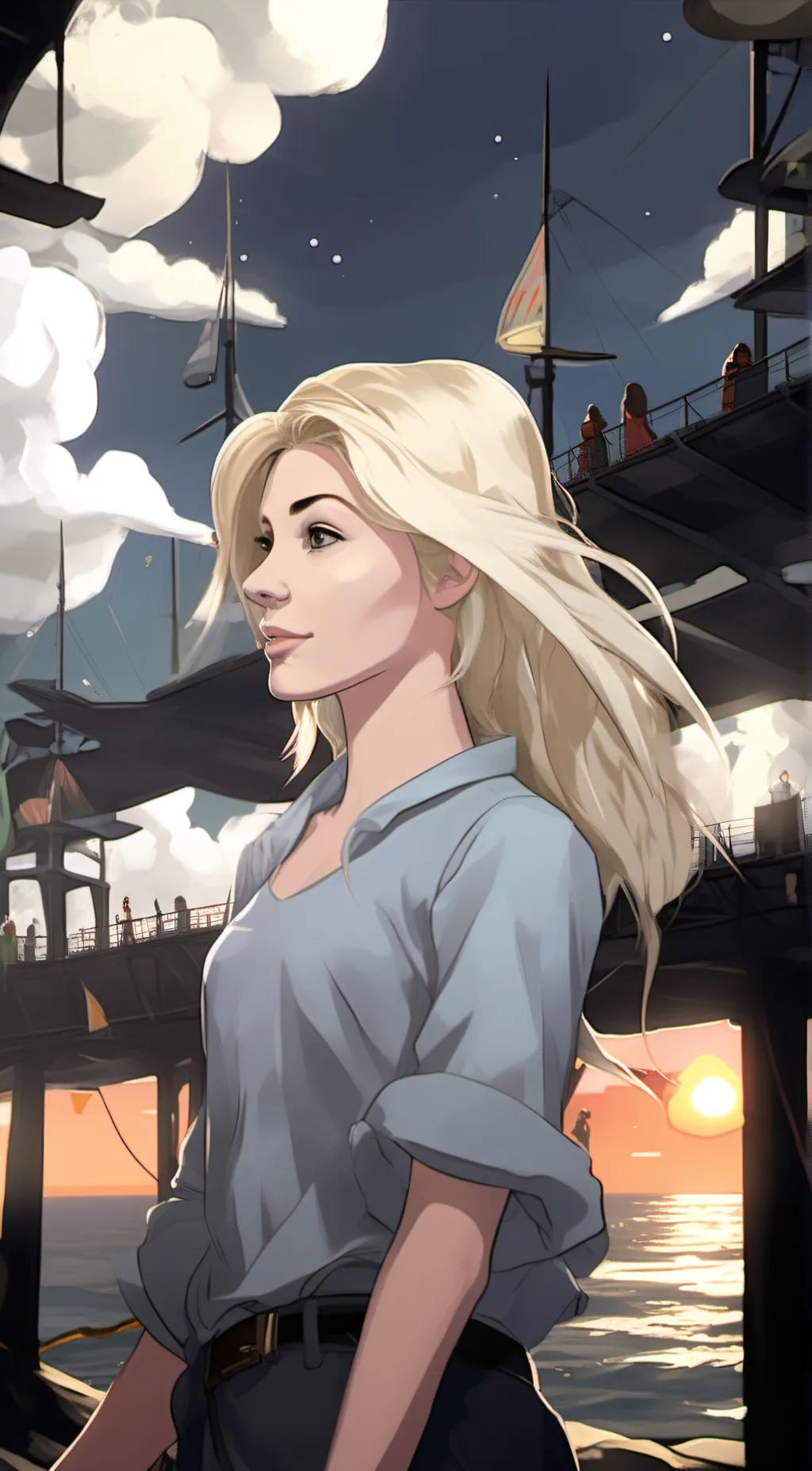 ai character: coki background