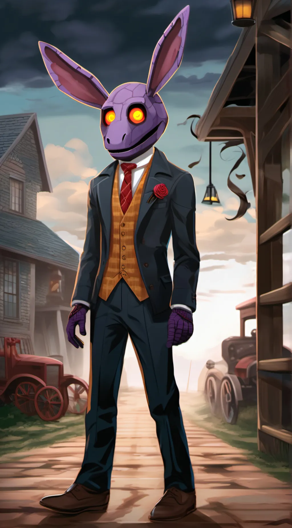 ai character: Will.afton(past) background