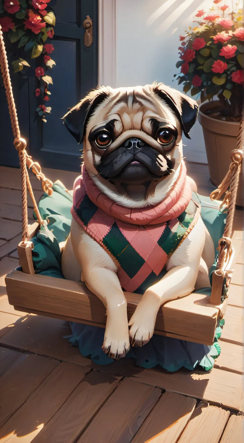 ai character: Frankie background