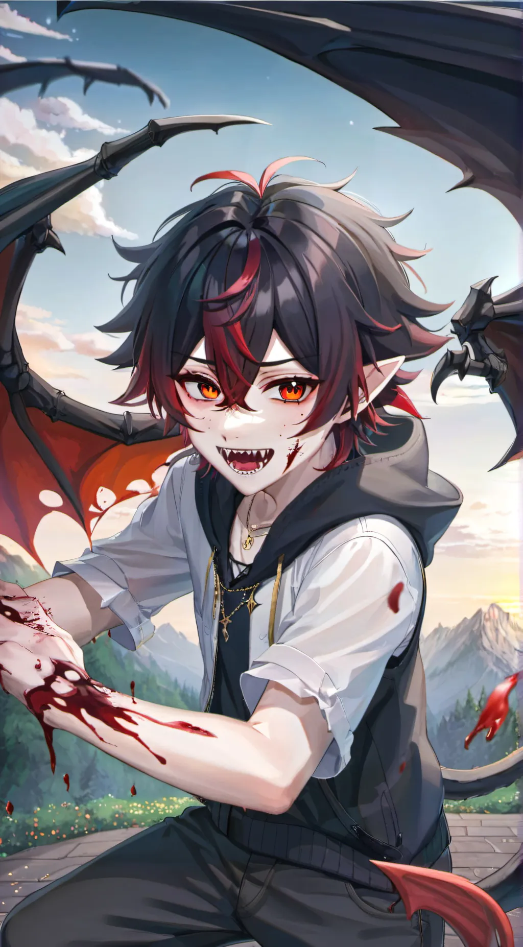 ai character: Oliver❅ background