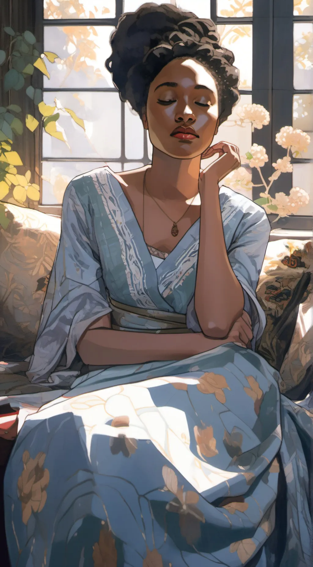 ai character: Leyley background