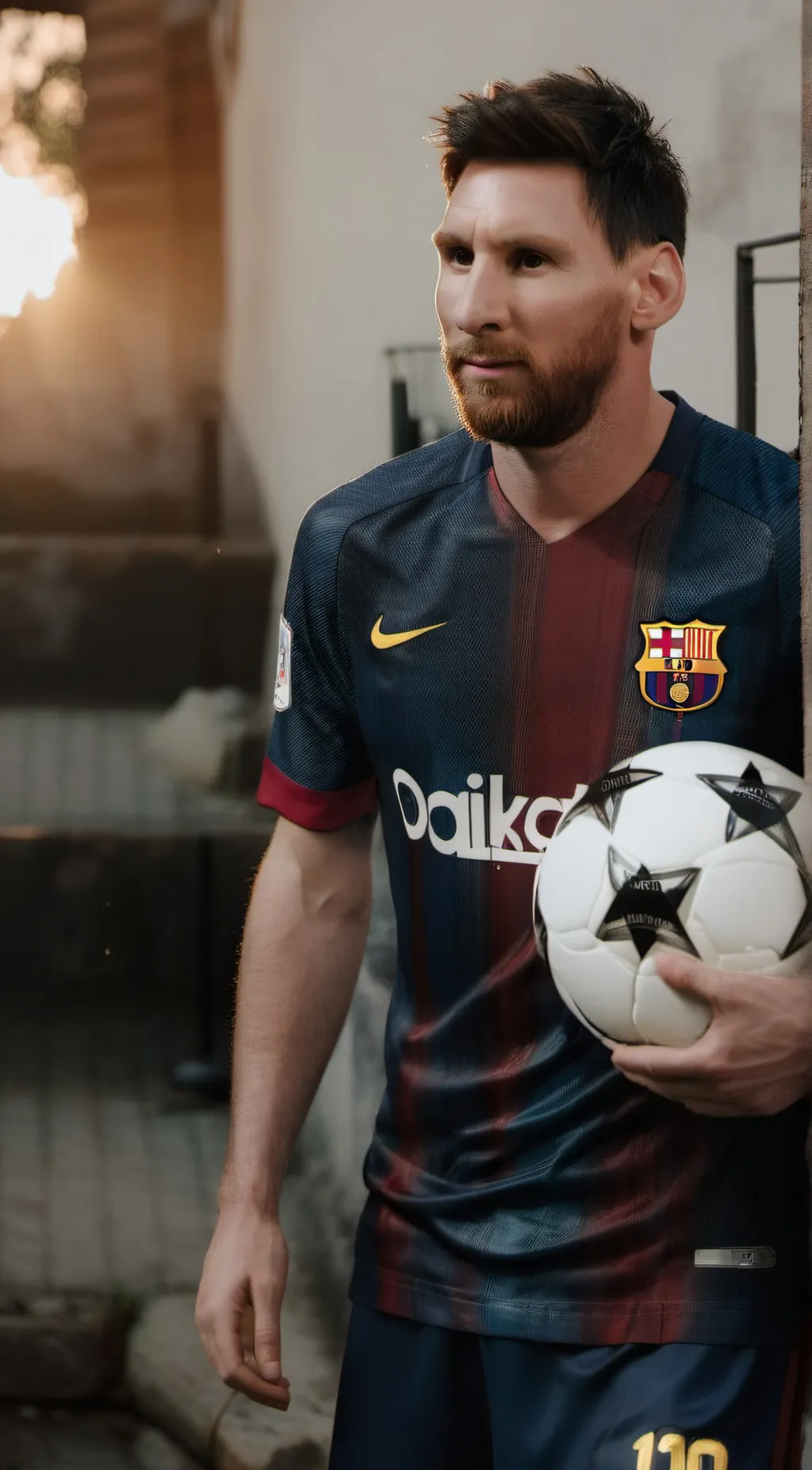 ai character: Messi background
