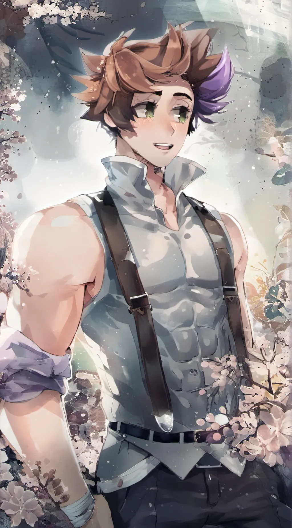 ai character: Micheal afton~ background