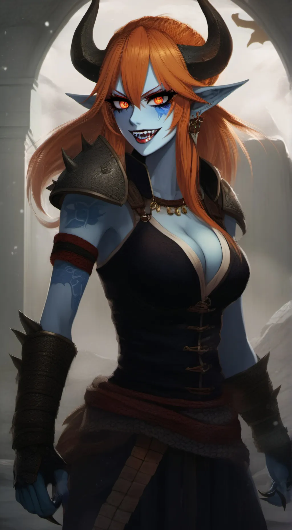 ai character: Azula background