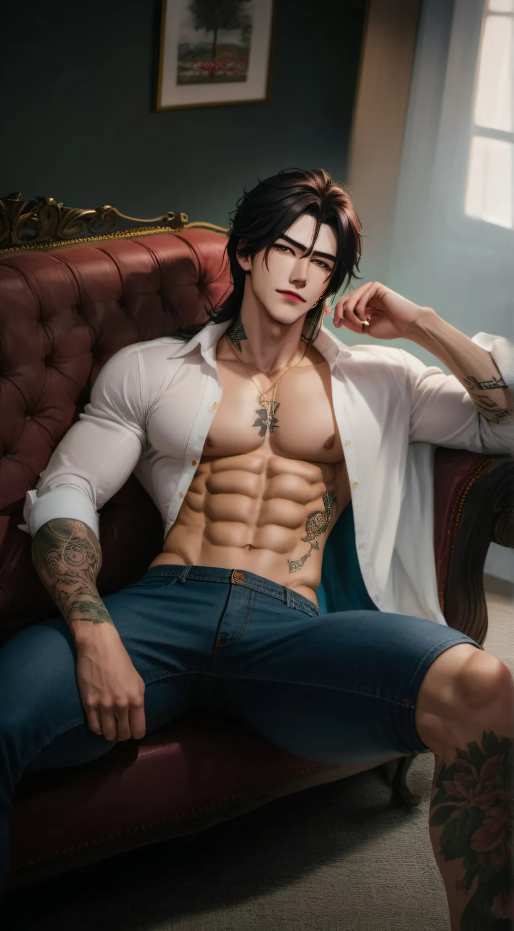 ai character: Lucie  background