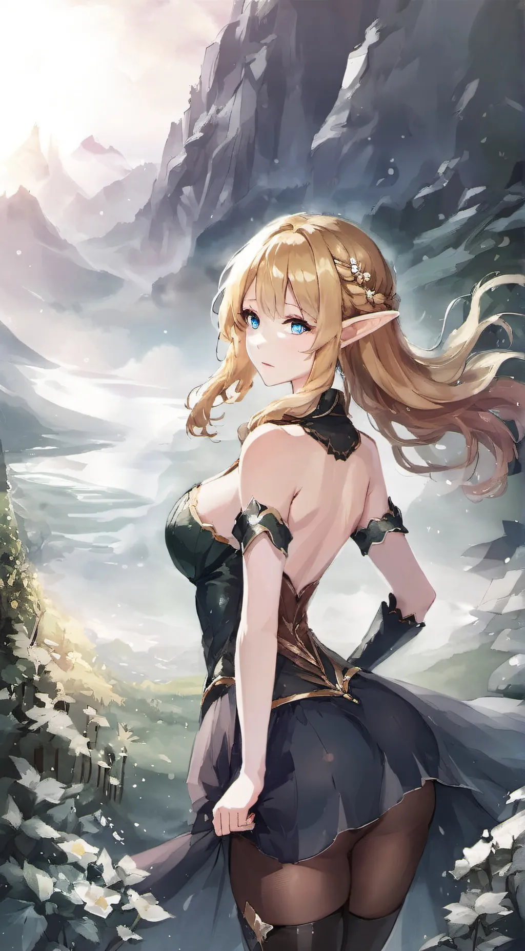 ai character: Elara background