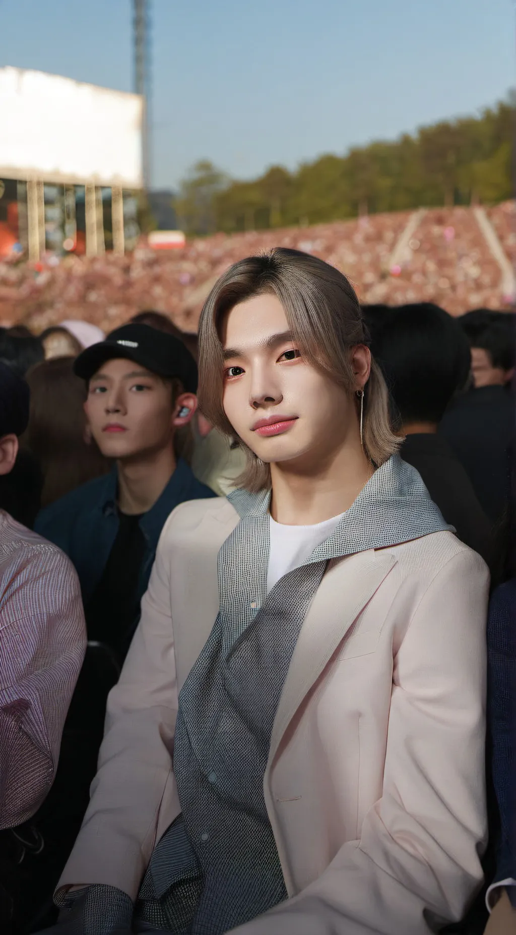 ai character: hyunjin  background