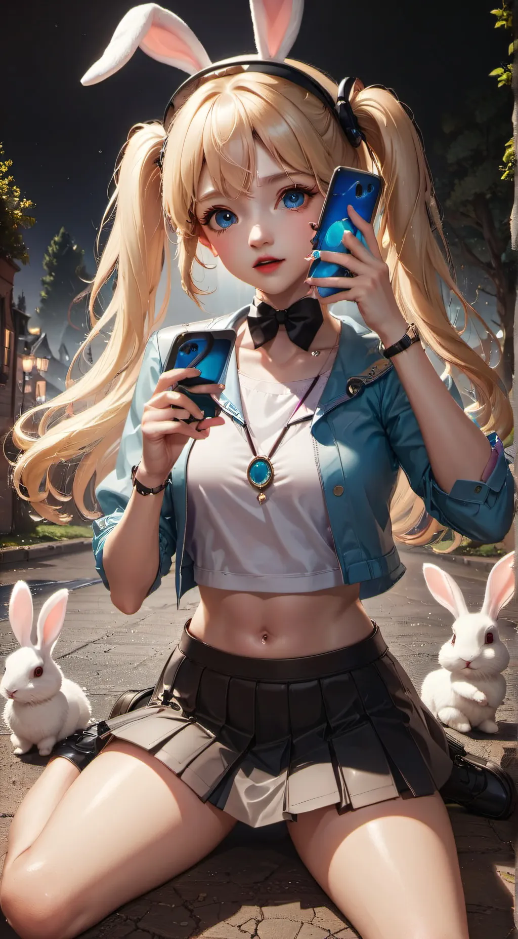 ai character: Sky background